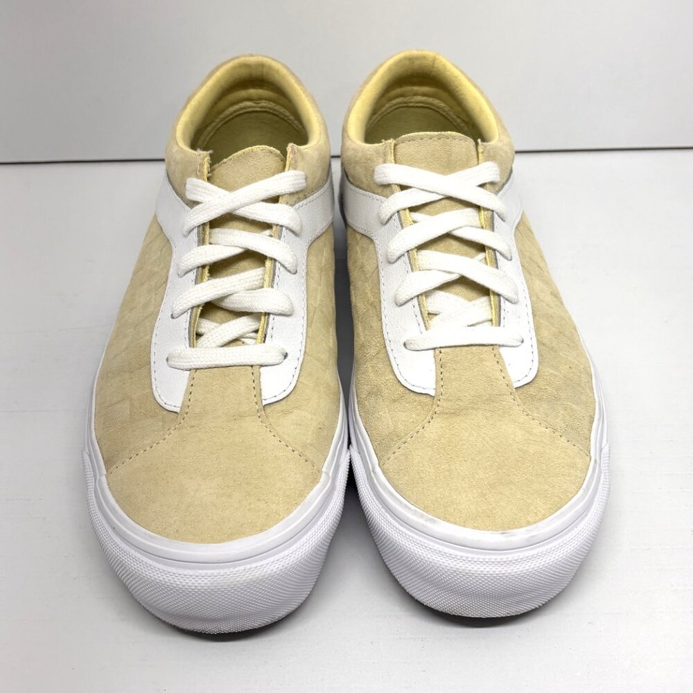 Vans Off The Wall Old Skool Suede Sneakers Golden Yellow with White W 8.5/ M 7.0 - Picture 4 of 11